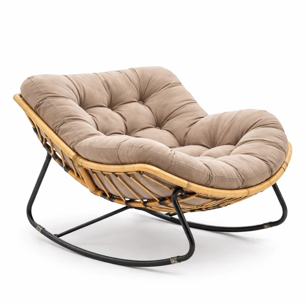 Salon,Fauteuil à bascule - COZYLUXERETREAT