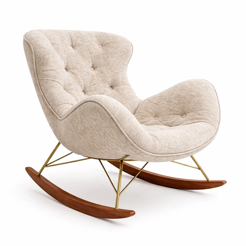 Salon,Fauteuil à bascule - COZYLUXERETREAT