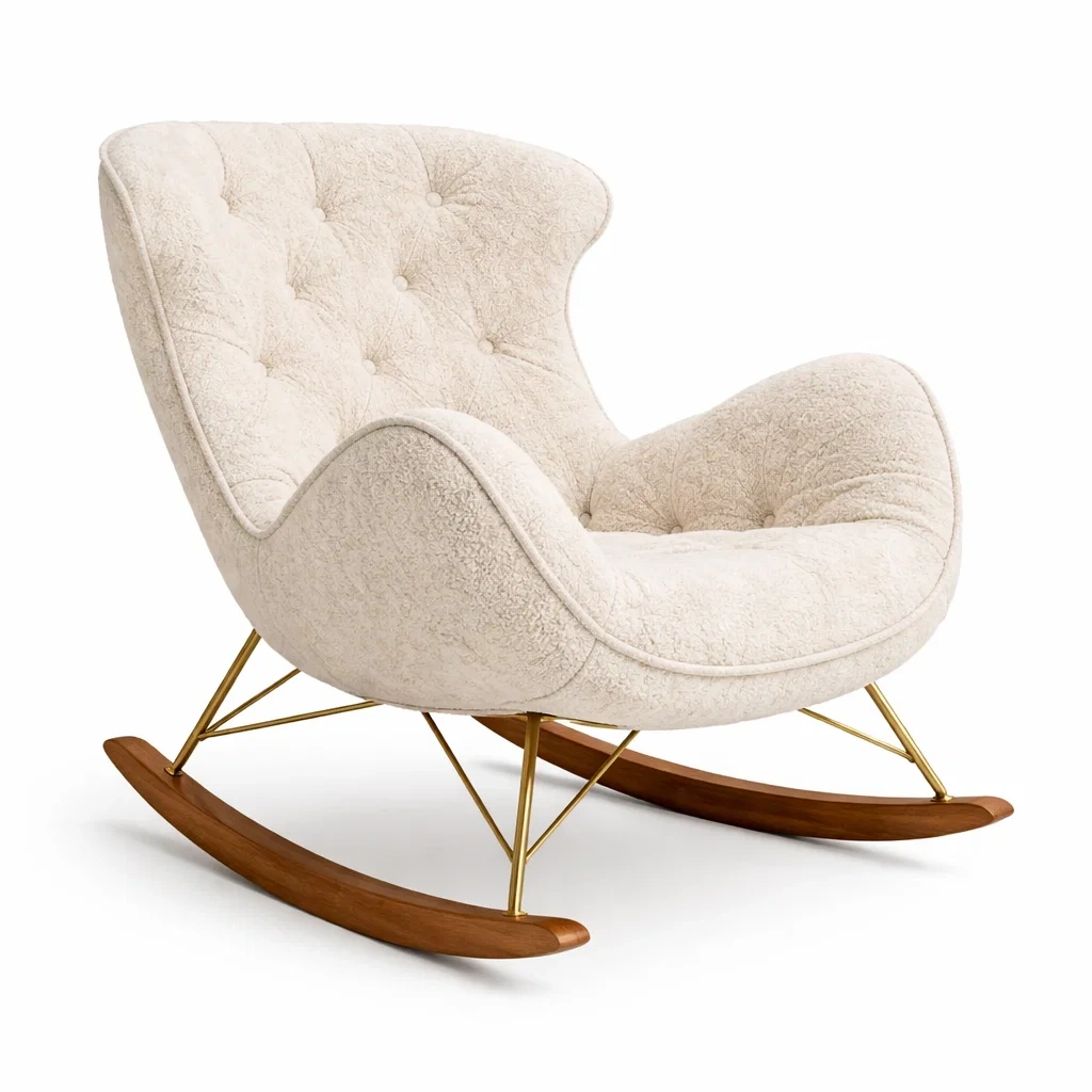Salon,Fauteuil à bascule - COZYLUXERETREAT