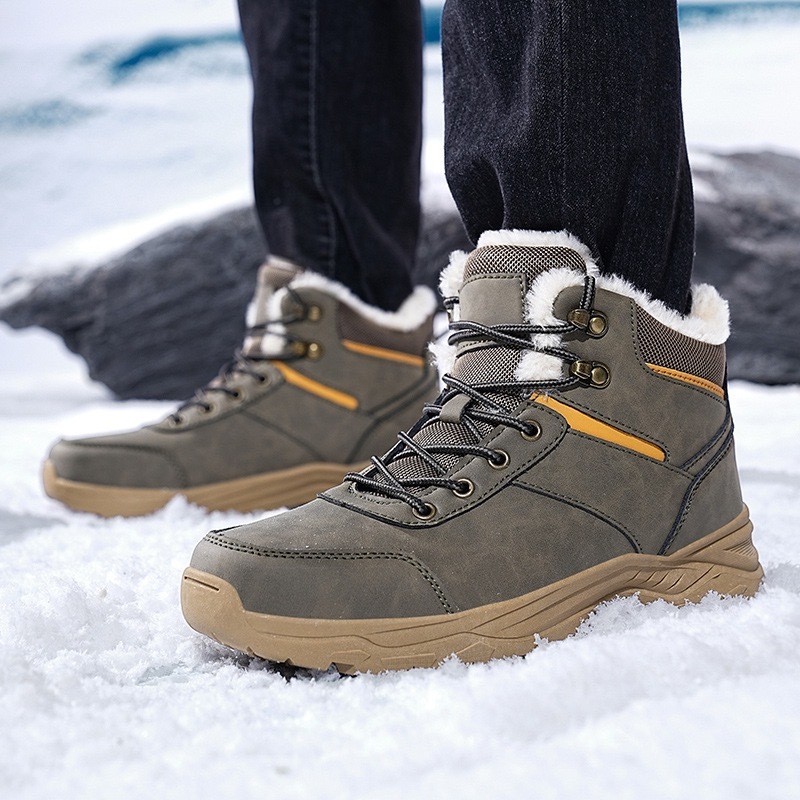GARB Waterproof Leather Orthopedic Boots with Australian Shearling Lining
