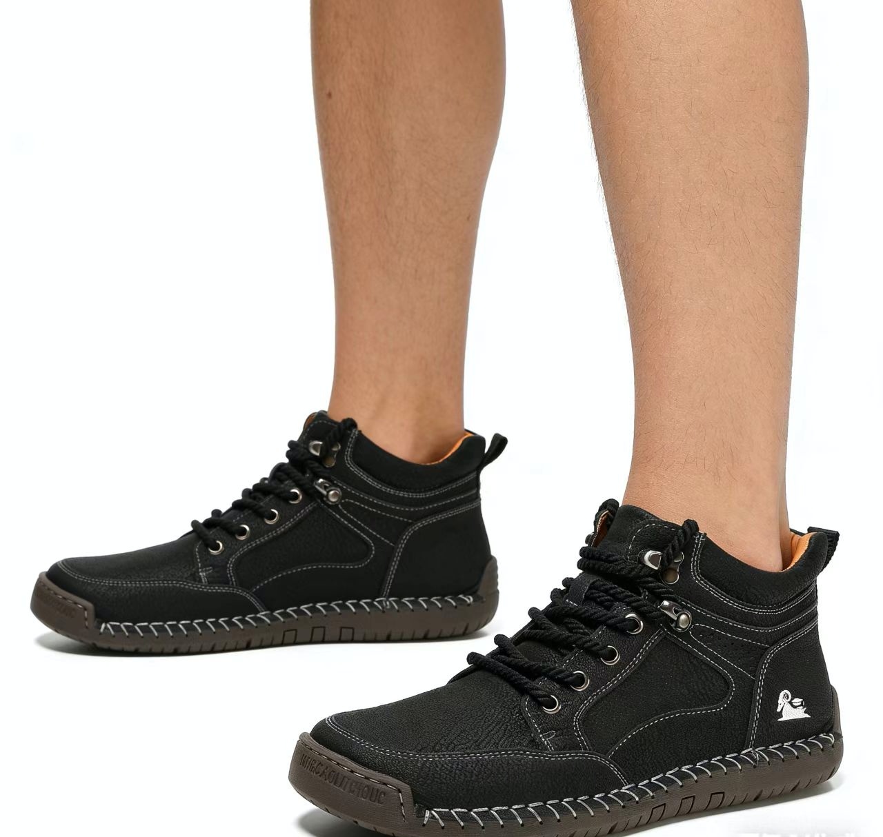 ⏰Last Day! 45% OFF 🔥HIKER®Men's Genuine Leather Outdoor Waterproof Orthopedic Walking Shoes