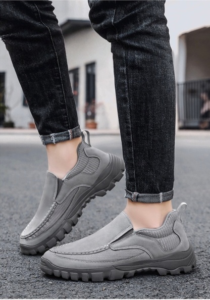 ⏰Last Day! 45% OFF 🔥HIKER®Men's Genuine Leather Outdoor Waterproof Orthopedic Walking Shoes