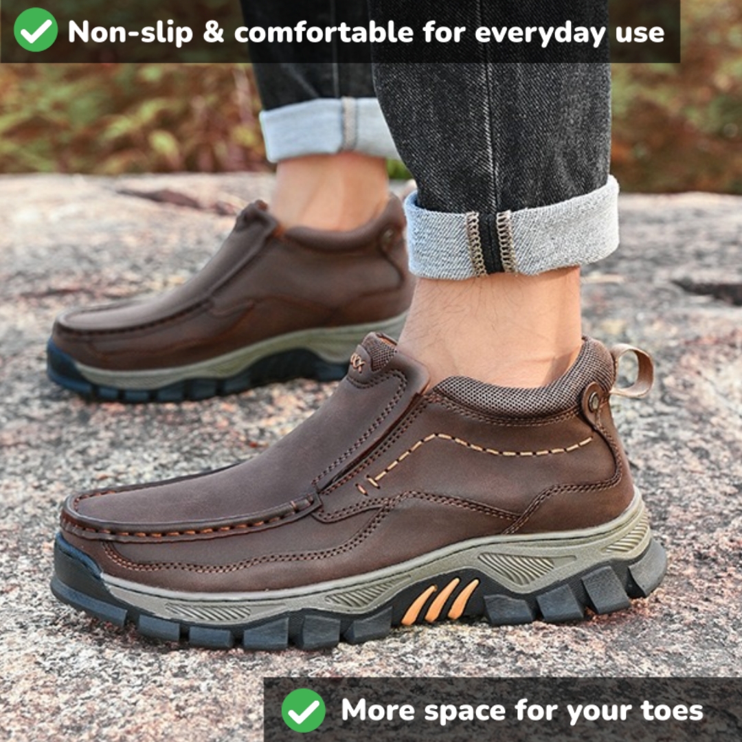  ⏰Last Day! 45% OFF 🔥GARB®Men's Handmade Genuine Leather Orthopedic Comfortable Walking Boots