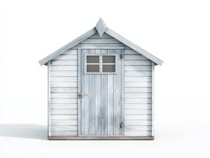 Casetta da giardino 160x140x190 cm Bianco Stile classico-Homipad