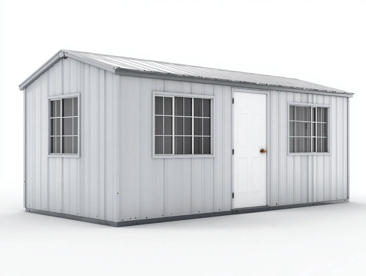 Casetta da giardino 200x150x185 cm Grigio scuro Stile compatto-Homipad