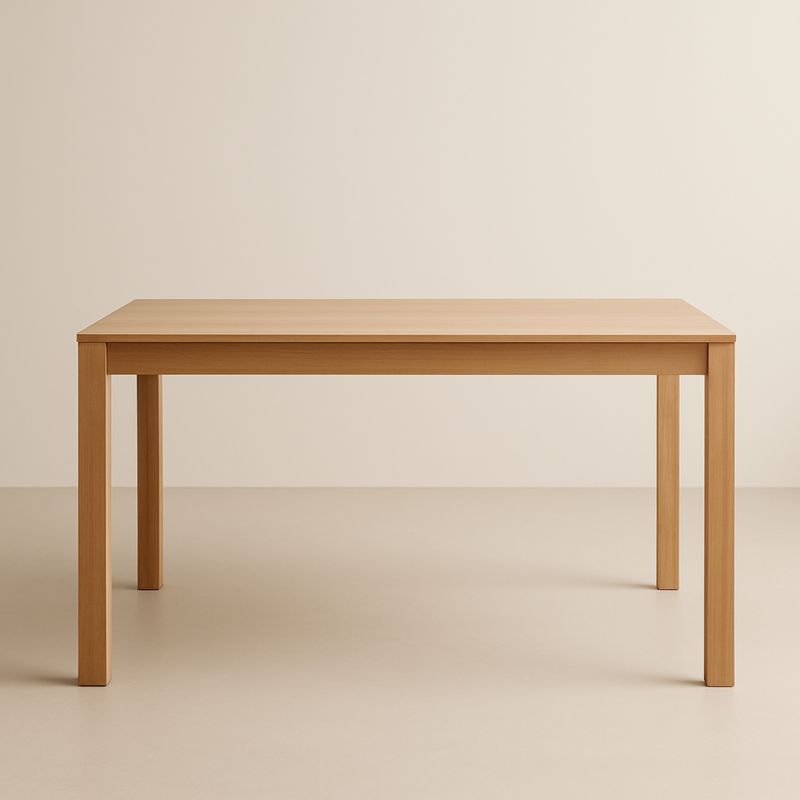 Table en bois de chêne rectangulaire 150x90x75 cm