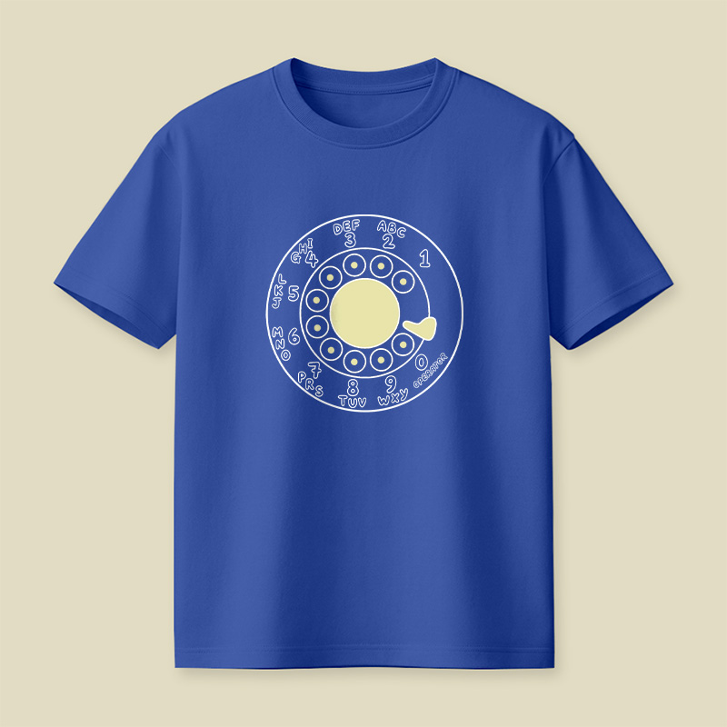Rotary Phone Dial Nostalgia Playful T-Shirt