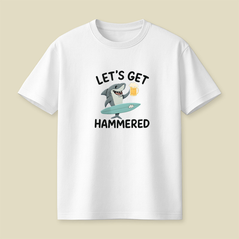 Hammered Shark Playful T-Shirt