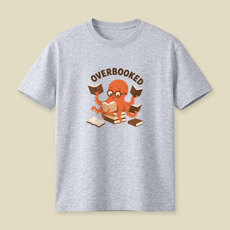Overbooked Octopus Playful T-Shirt