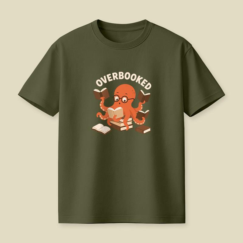 Overbooked Octopus Playful T-Shirt