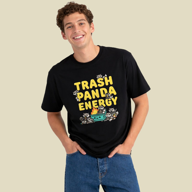 Trash Panda Energy Playful T-Shirt