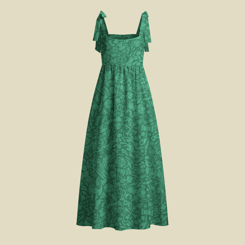DND Vintage Armory Playful Maxi Dress