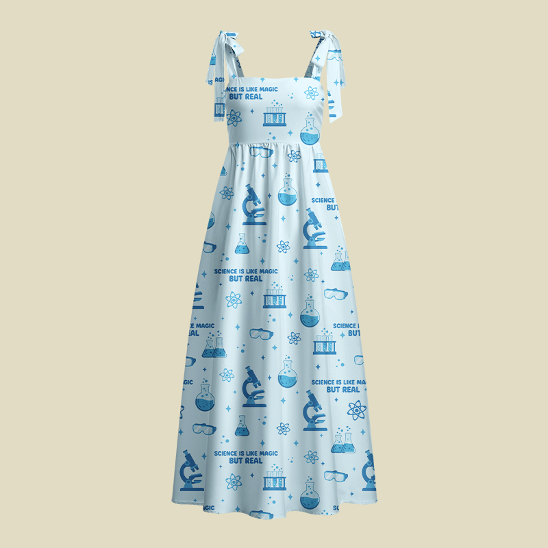 Science Is Like Magic But Real Playful Maxi Dress