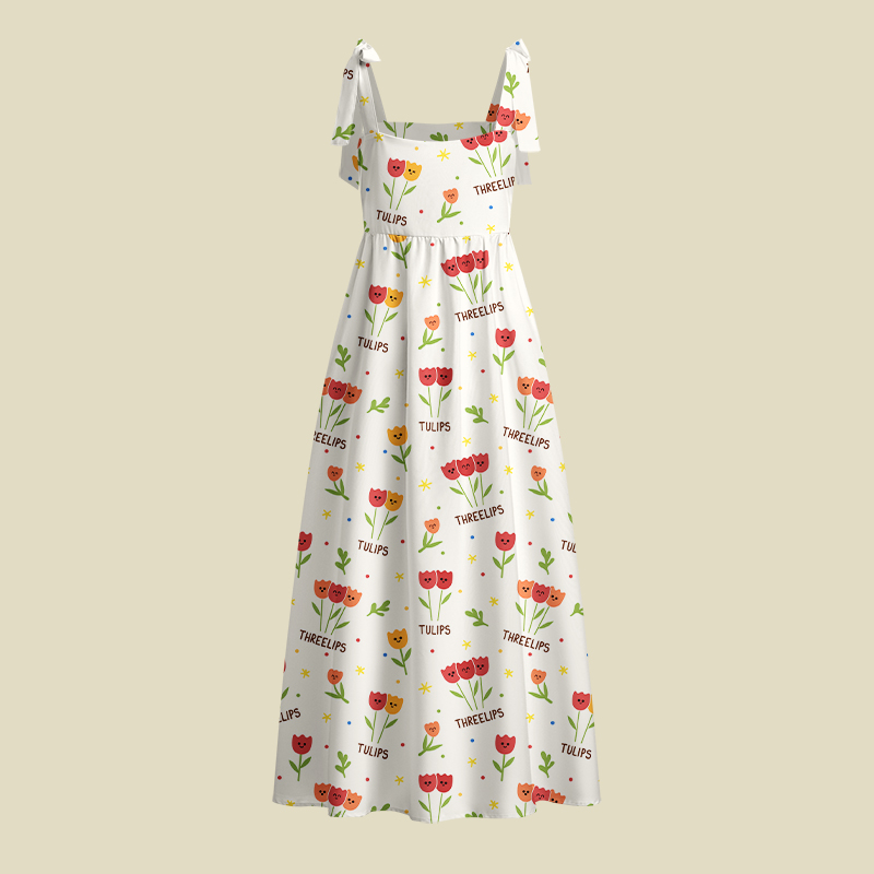 Plant Math Playful Maxi Dress