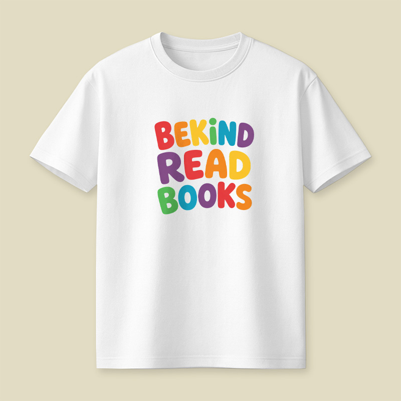 Be Kind Read Books Playful T-Shirt