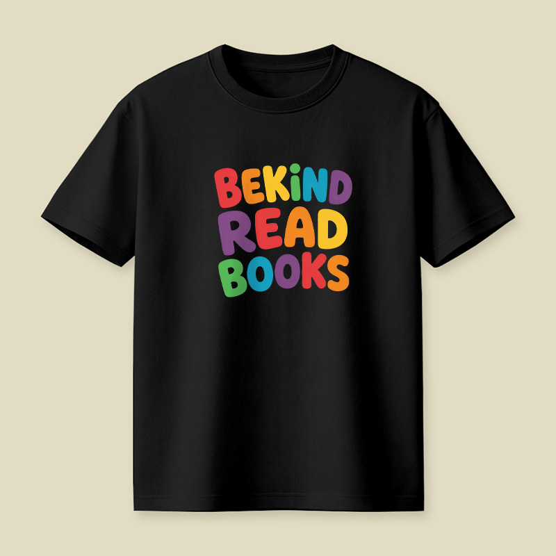 Be Kind Read Books Playful T-Shirt