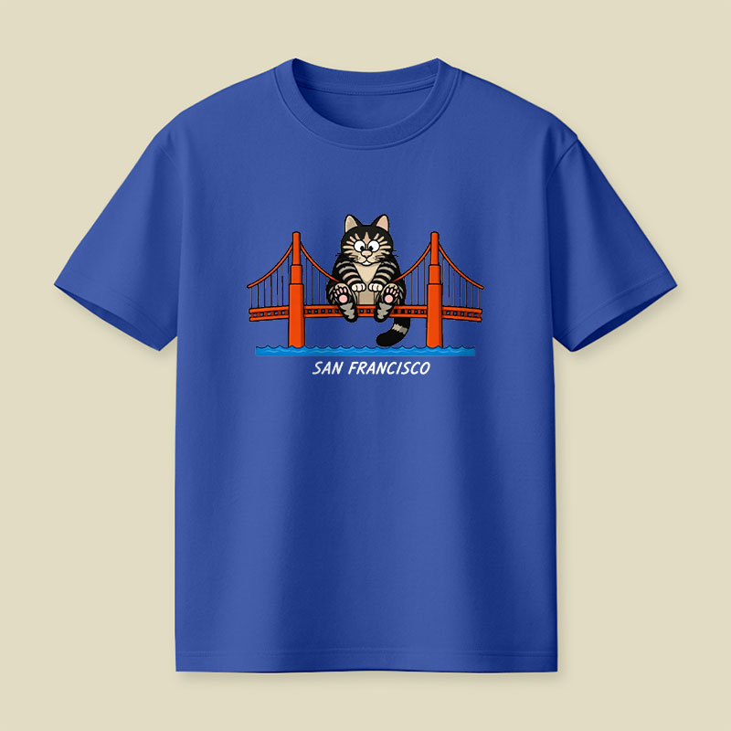 San Francisco Cat Playful T-Shirt