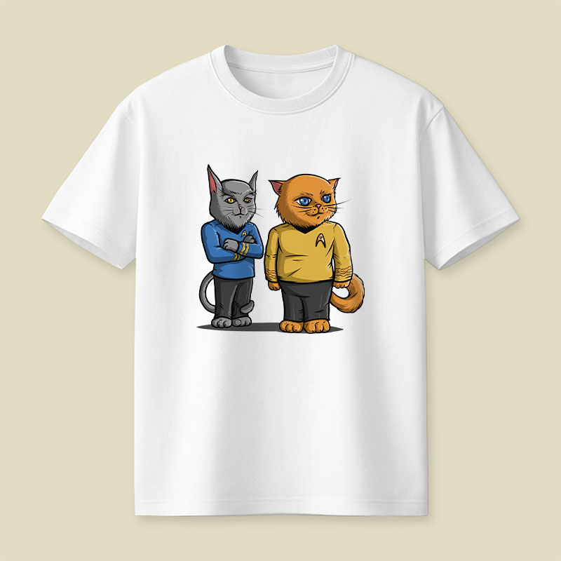 Cats Trek Playful T-Shirt