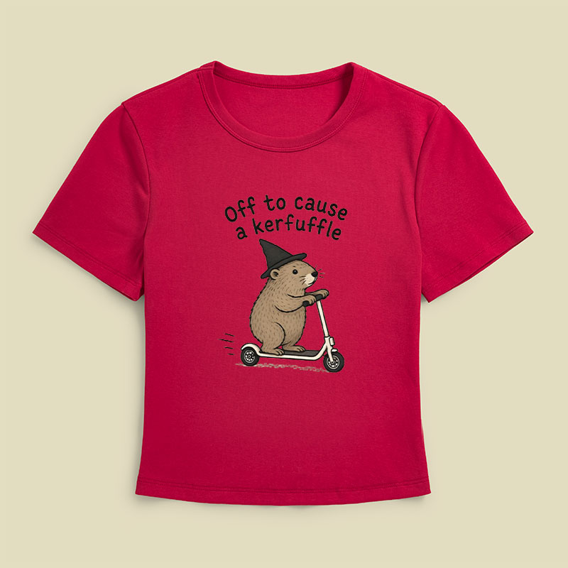Off To Cause A Kerfuffle Geek Baby Tee