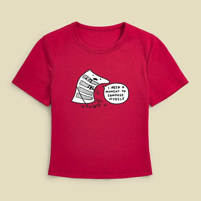 Compose Myself Geek Baby Tee
