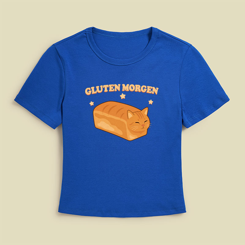Gluten Cat Geek Baby Tee