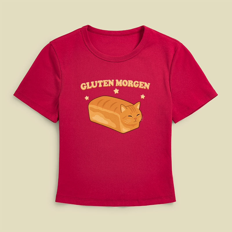 Gluten Cat Geek Baby Tee