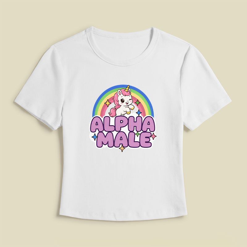 Alpha Male Geek Baby Tee