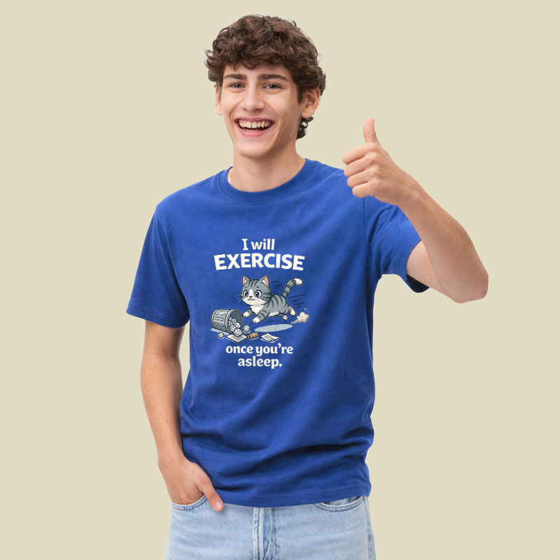 Late Night Exercise Playful T-Shirt