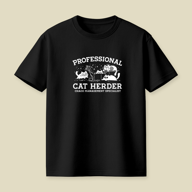 Professional Cat Herder Playful T-Shirt