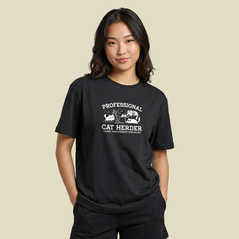 Professional Cat Herder Playful T-Shirt