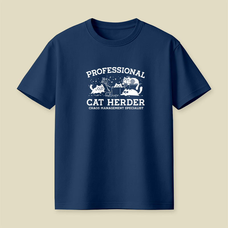 Professional Cat Herder Playful T-Shirt