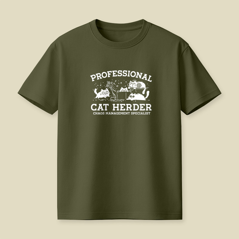 Professional Cat Herder Playful T-Shirt