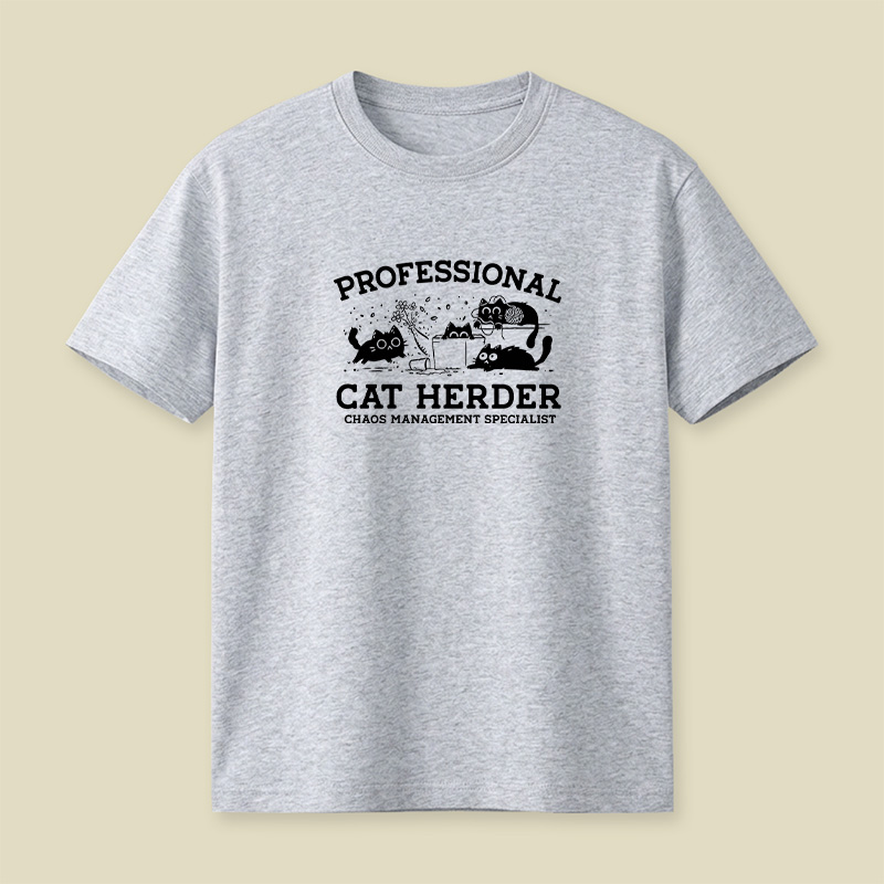 Professional Cat Herder Playful T-Shirt