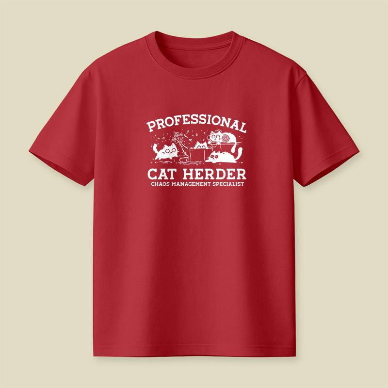 Professional Cat Herder Playful T-Shirt