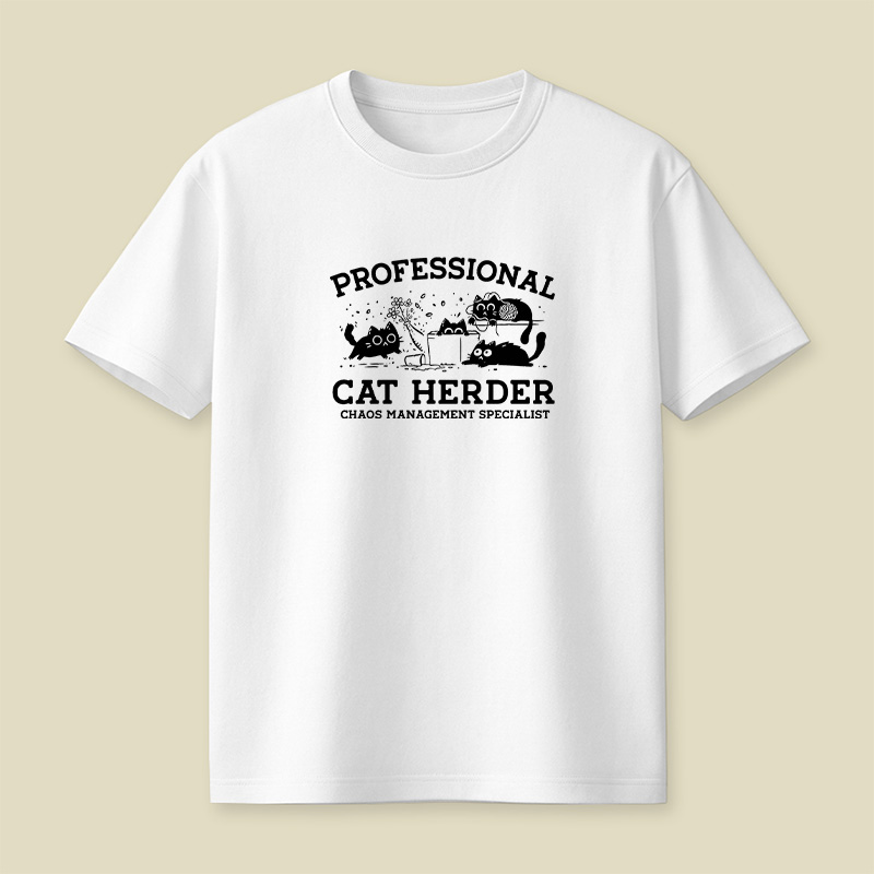 Professional Cat Herder Playful T-Shirt