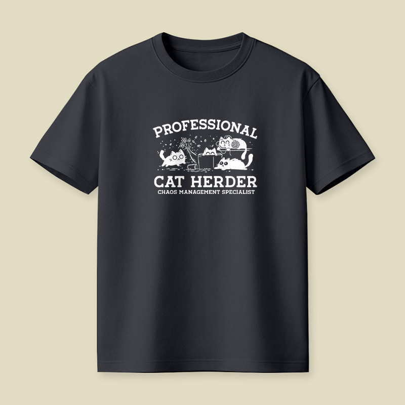 Professional Cat Herder Playful T-Shirt