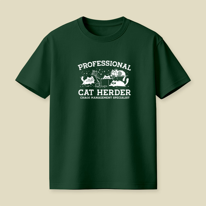 Professional Cat Herder Playful T-Shirt