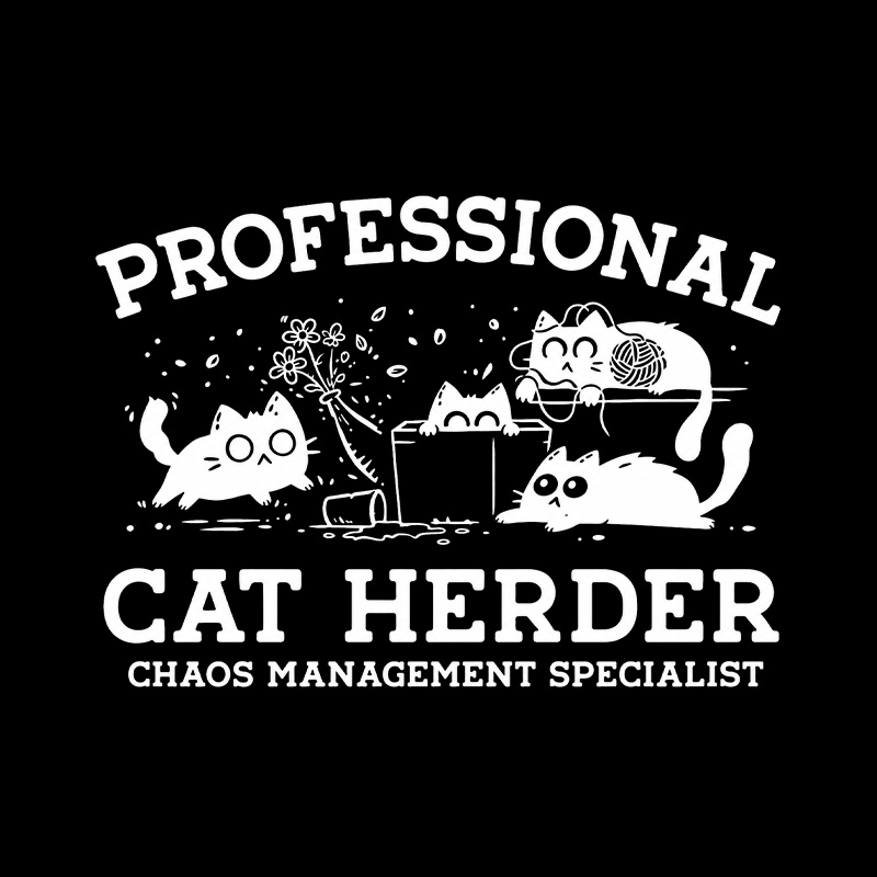 Professional Cat Herder Playful T-Shirt