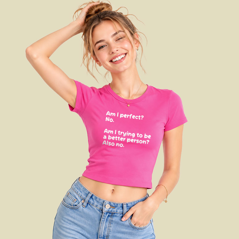 Am I Perfect No Geek Baby Tee