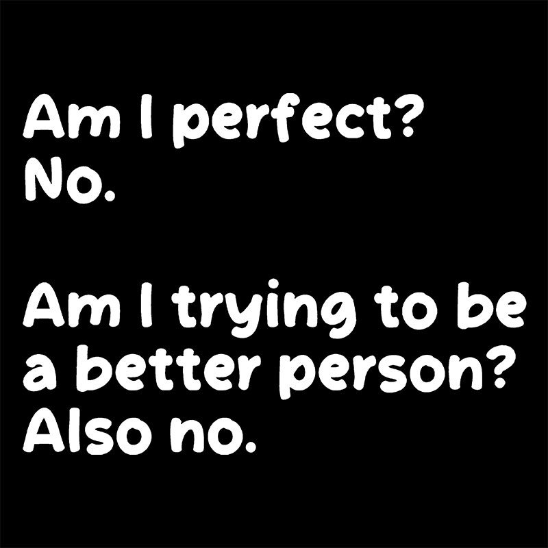 Am I Perfect No Geek Baby Tee