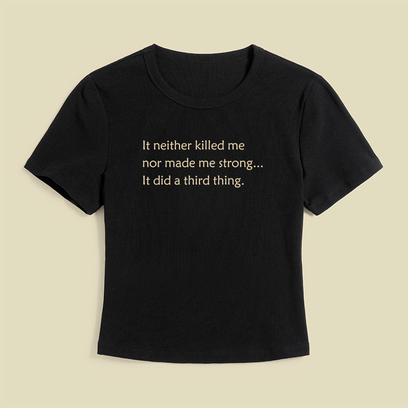 It Did A Third Thing Geek Baby Tee
