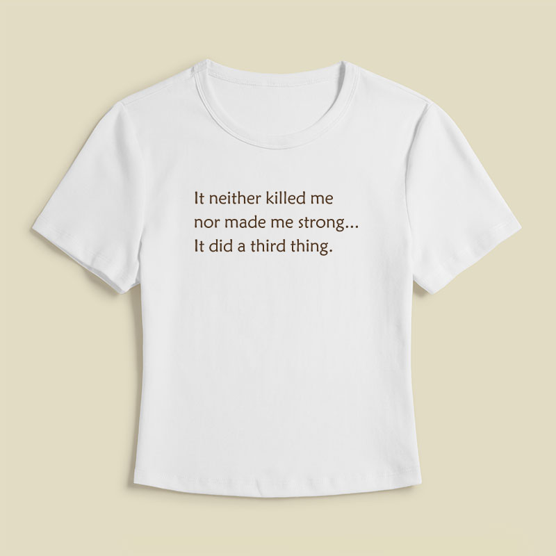 It Did A Third Thing Geek Baby Tee
