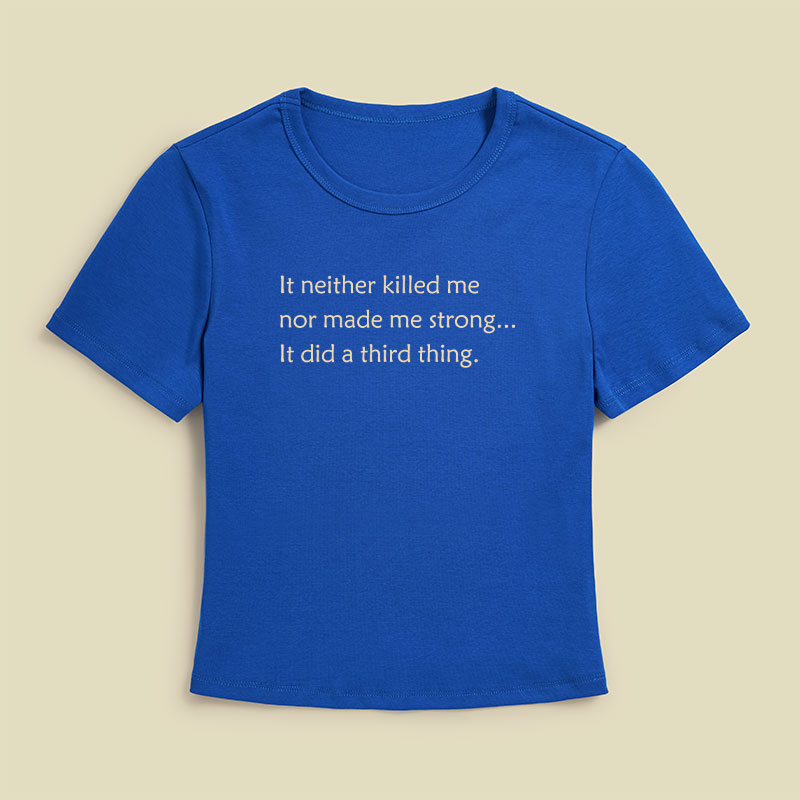 It Did A Third Thing Geek Baby Tee