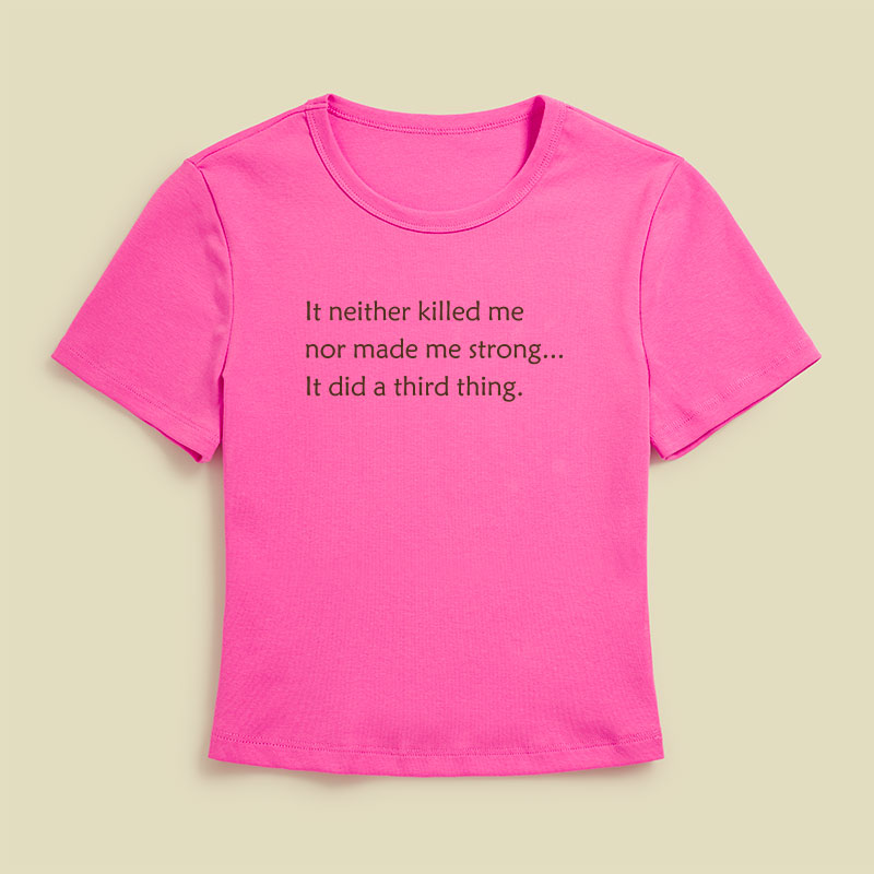 It Did A Third Thing Geek Baby Tee
