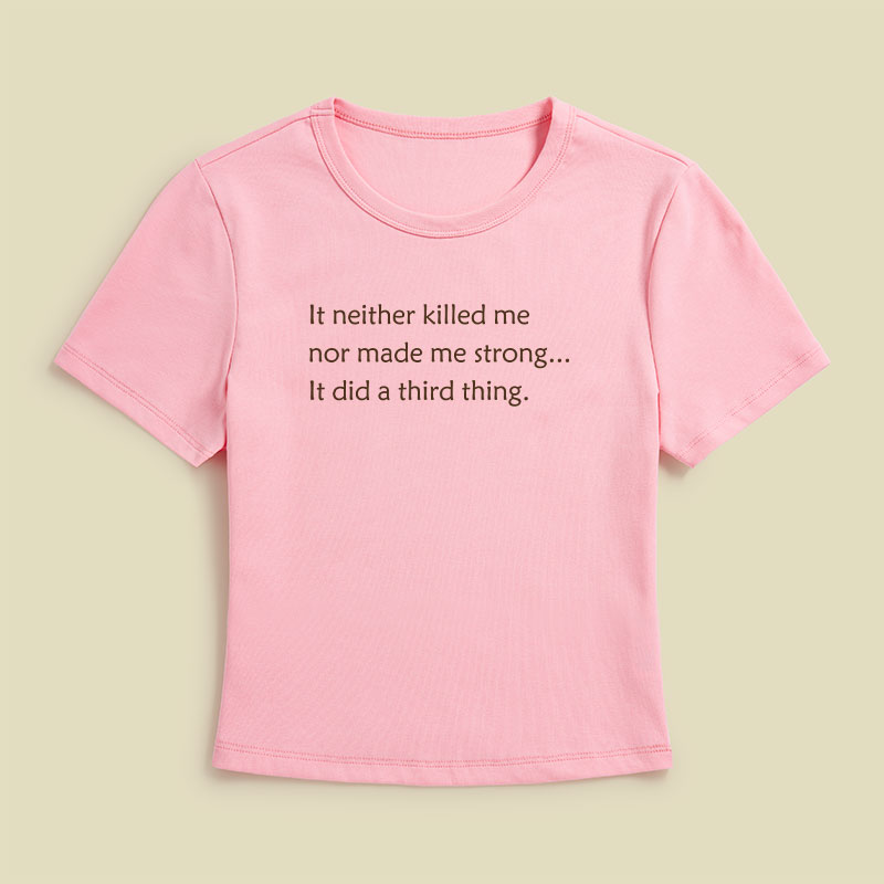 It Did A Third Thing Geek Baby Tee