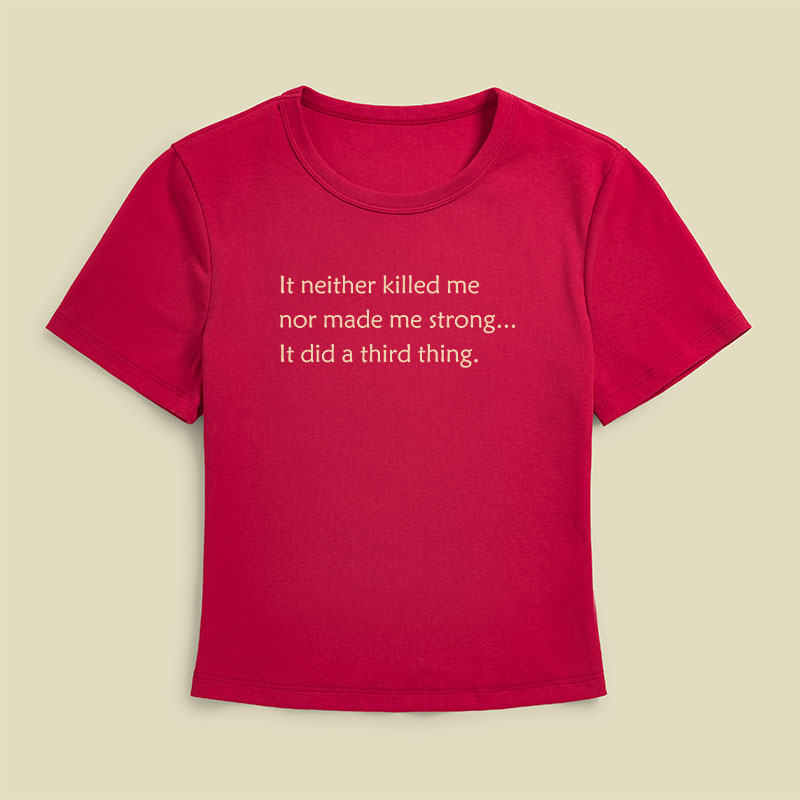 It Did A Third Thing Geek Baby Tee