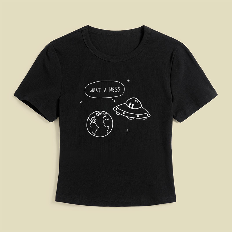 What A Mess Geek Baby Tee
