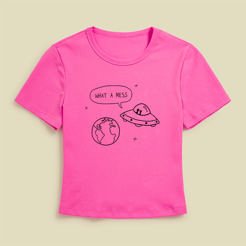 What A Mess Geek Baby Tee