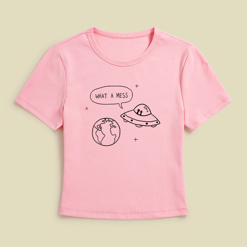 What A Mess Geek Baby Tee
