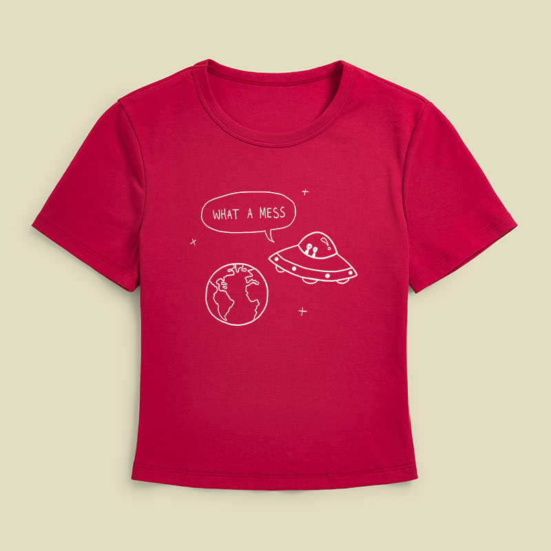 What A Mess Geek Baby Tee